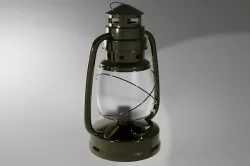 Brushed Brass Gas Lantarn 3D model