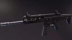 BT APC Rifle Low-poly 3D model
