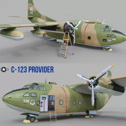 C-123 Provider 3D model