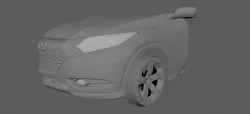 Car Modeling in Maya Low-poly 3D model