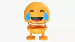 Car spring toy figure 02 lol happy smile 3D model