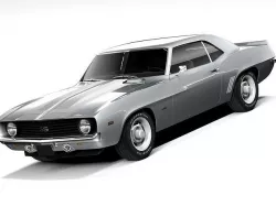 Chevrolet Camaro SS 1969 Lowpoly 3D model