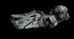 Corellian Acklay-type light freighter  - Star Wars 3D model