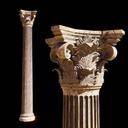 Corinthian Column 3D model