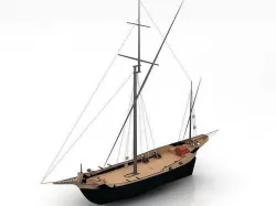 Corsair Ship 3D model 3D model