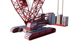 CRAWLER MINING CRANE  3D model