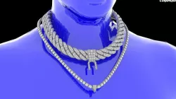 Cuban Link Template 3D model
