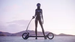 Cyber girl 3D model