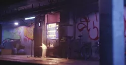 Cyberpunk Suburb Street 3D model
