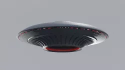 Detailed Retro Sci-fi UFO with 4K Textures 3D model