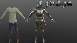 Early 15th Century English armor 3D model