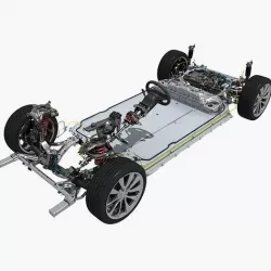 Electric Car Chassis 3D model