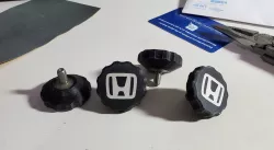 Engine access panel knob for Beat PP1 kei car