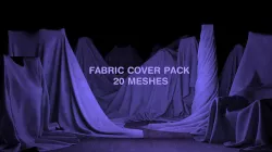 Fabric Cover PACK 20 Meshes 3D model