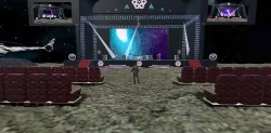 Festival Area In The Space VR-Ready-To-Use Low-poly 3D model