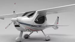 Flight Design CTLS Rigged C4D Low-poly 3D model