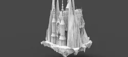 Floating Drake Gothic Cathedral Grand 3D model