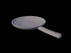 Frying Pan Low-poly 3D model