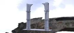 Greek 3 Tiered Pillar 3D model