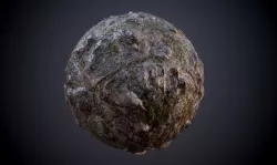 Ground Terrain Dirty Stone Muddy Seamless PBR Texture Texture