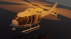 gta v - Helicopter  Low-poly 3D model