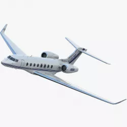 Gulfstream G650 Rigged 3D model