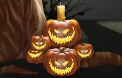 Halloween Pumpkin Gost  3D model
