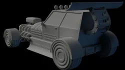 Hot Rod 3D model