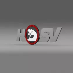 HSV Logo 3D model