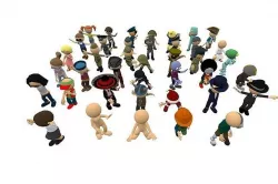 Hyper-Casual Characters Full Pack - 40 character Low-poly 3D model