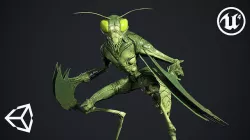 Insect Creature 2 Low-poly 3D model