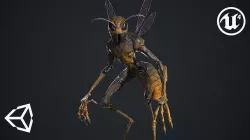 Insect Creature Low-poly 3D model