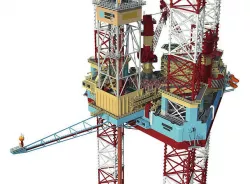 Jack Up Drilling rig  3D model