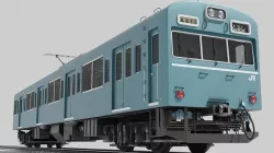 Japan Train subway Jr series Low-poly 3D model