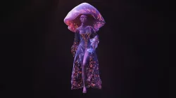 Jelly Fish Lady Low-poly 3D model