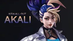KDA ALL OUT Akali Rigged 3D model