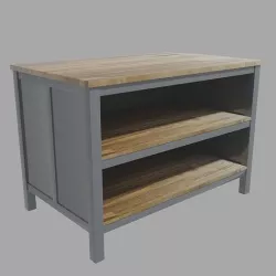 Kitchen island 3D model