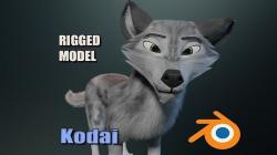 Kodai Wolf 3D model