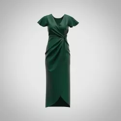 ladies warp dress Low-poly 3D model