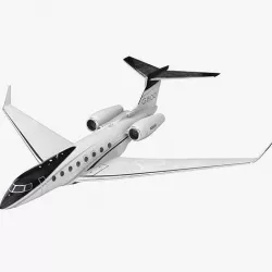 Large Business Jet Gulfstream G800 Flight 3D model