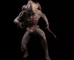 Lasher Demon Low-poly 3D model