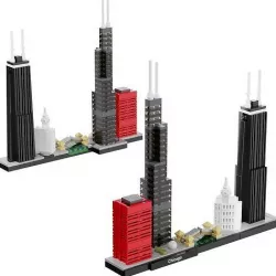 Lego Architecture Skyline - 21033 Chicago 3D model