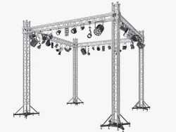 Light Truss 8 3D model