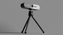 Logitech BRIO UHD 4K Webcam and Tripod Low-poly 3D model