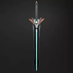 Magic Futuristic Sword Low-poly 3D model