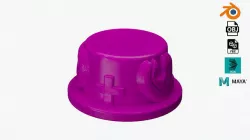 Matchable Lego Tony Chopper Hat Low-poly 3D model