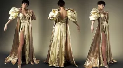 Mdoren evening dress Marvelous Designer an 3DS max 3D model 3D model