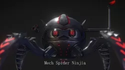 Mech-Spider-ninjia Low-poly 3D model