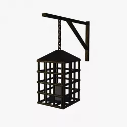 Medieval lantern 3D model