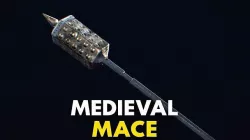 Medieval Weapon Mace -PBR- Game Ready Low-poly 3D model
